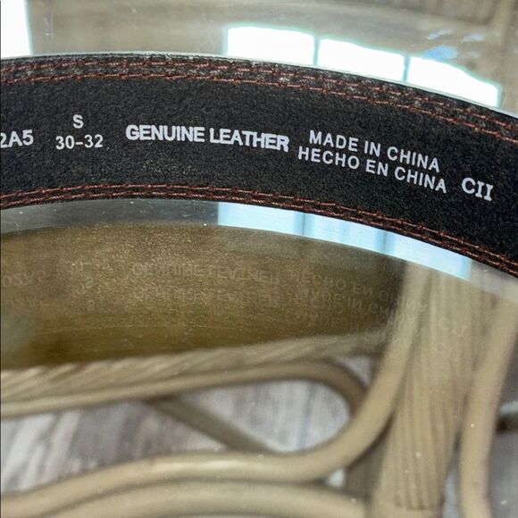 Columbia Brown Leather Belt 30-32 - Picture 5 of 6
